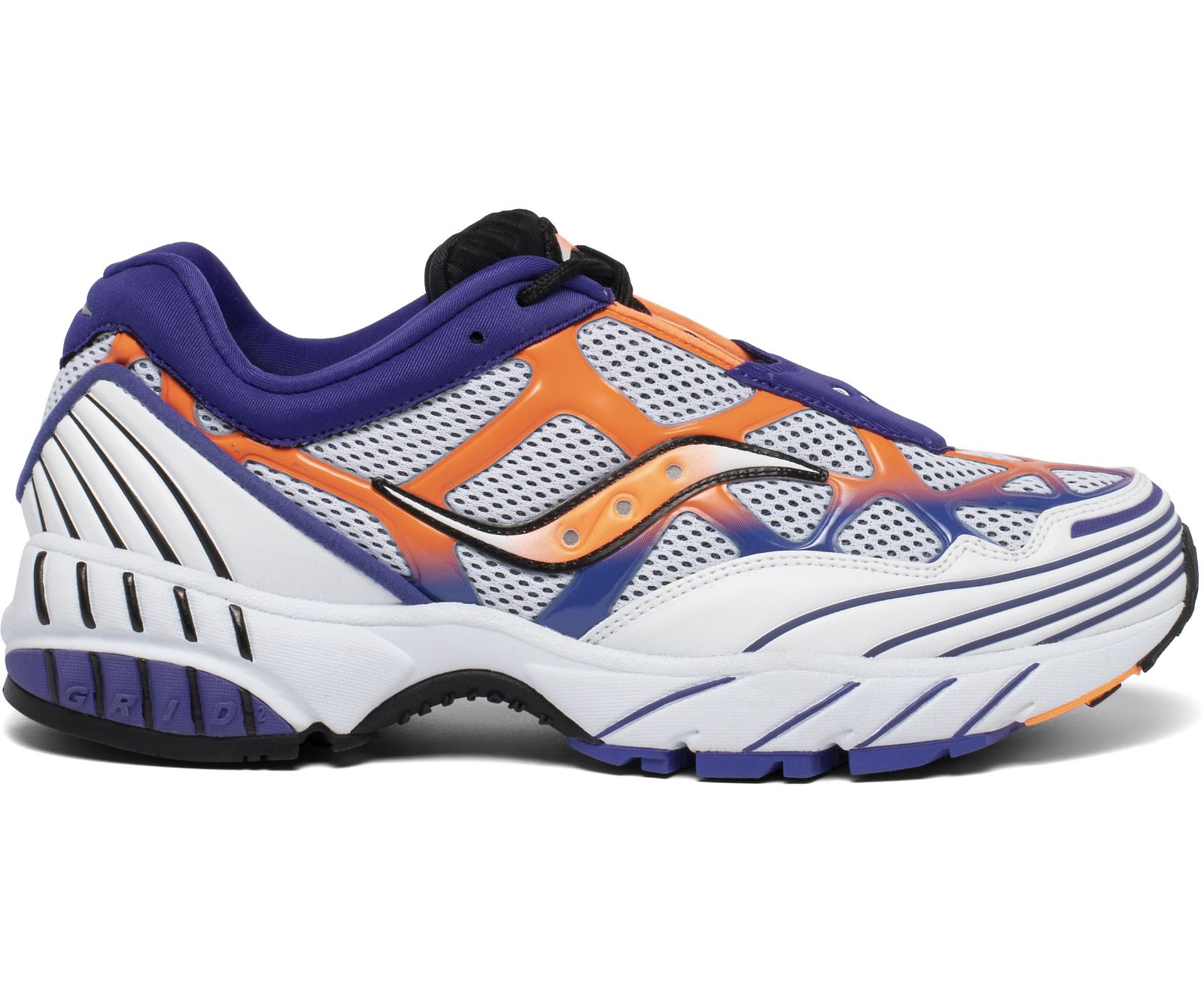 Originals Saucony Grid Web Hombre Blancos Naranjas Morados | México 371UZGT